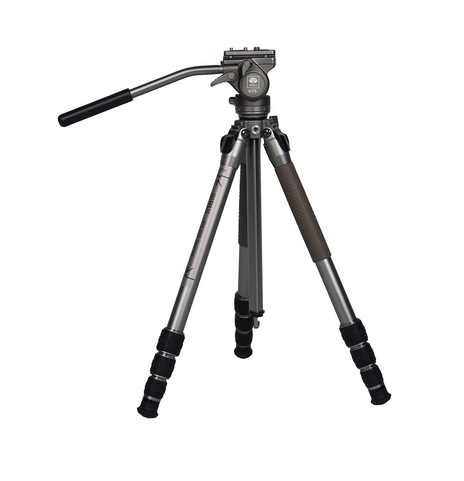 SIRUI TREPPIEDE GT04 VIDEO PILOT CON TESTA CT5 GRAY