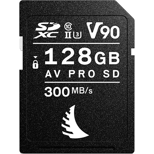 Angelbird SDXC AV PRO MK II 128GB V90 UHS-II read speed 300 MBs write speed 280 MBs