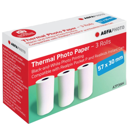 Carta Agfaphoto (3 rotoli) per Realikids Instant Cam e Realipix Pocket P