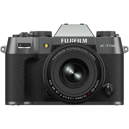 FUJIFILM X-T50 KIT XF 16-50mm f/2.8-4.8 (argento antracite)