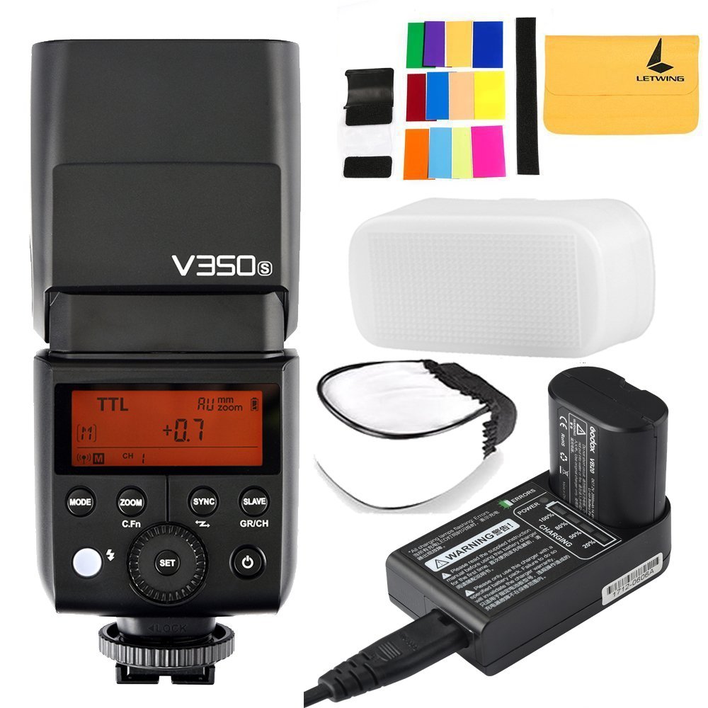 GODOX  V-350O SPEEDLITE PER OLYMPUS  BATTERIA LITIO