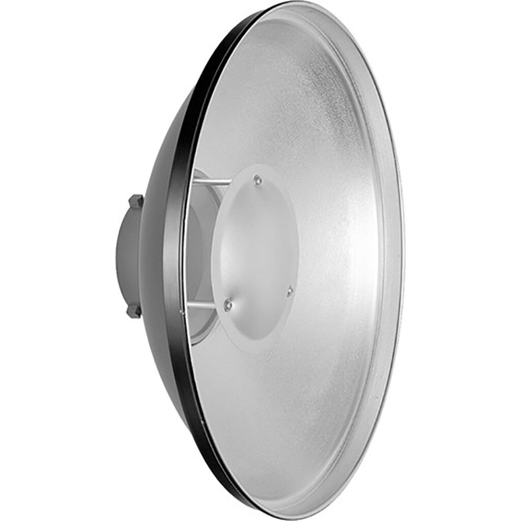 Godox BDR S550 Beauty Dish Argentato 55cm attacco bowens