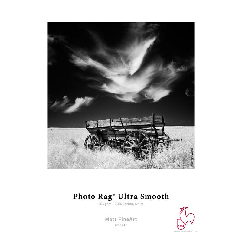Hahnemuhle Carta photo rag ultra smooth 305 gsm A3+ 25 fogli