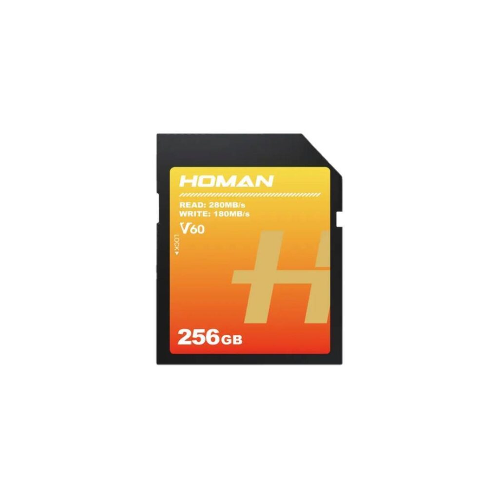 HOMAN UHS II SD Card V60 256GB