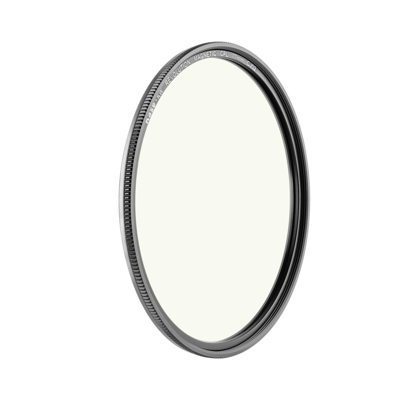 KASE KW REVOLUTION CPL WITH MAGNETIC ADAPTER RING - ARGENTO 77 MM