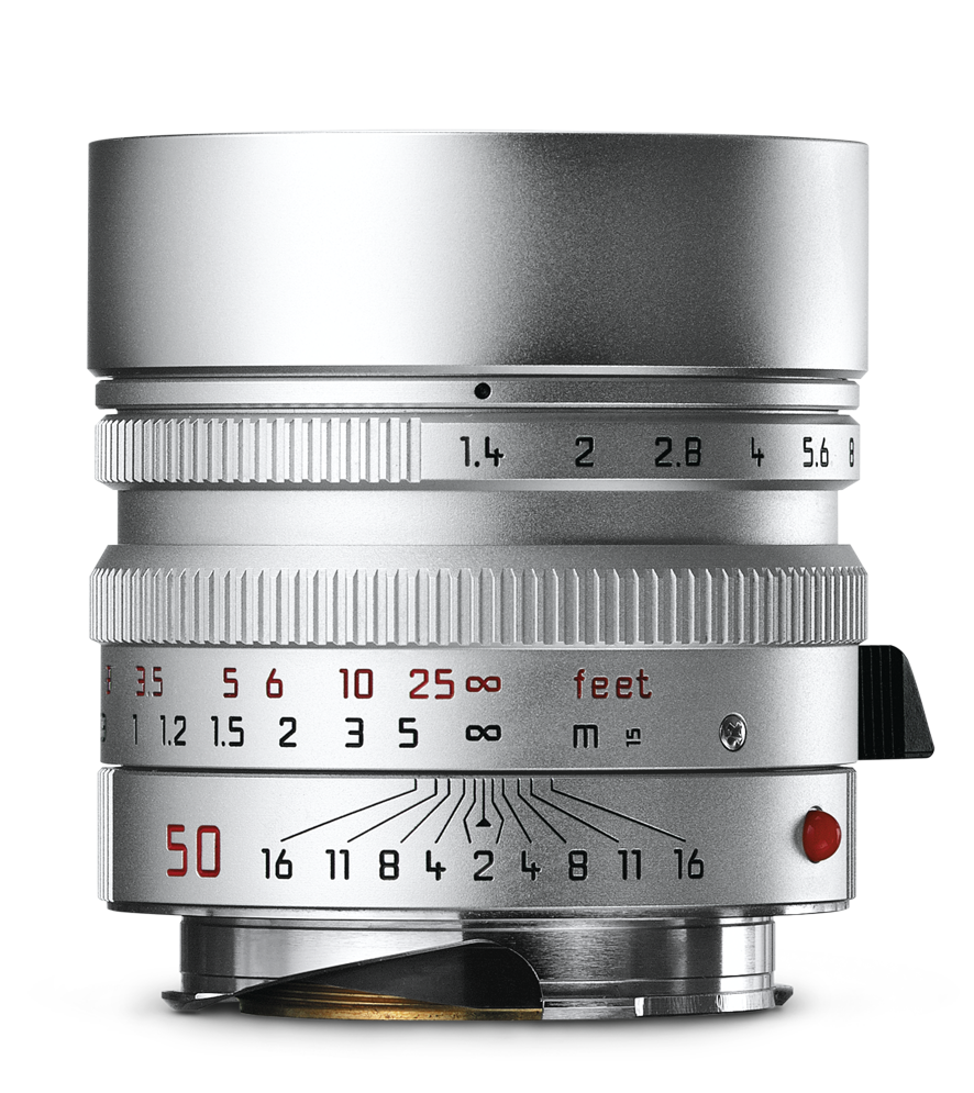 LEICA SUMMILUX-M 50 f/1.4 ASPH. silver chrome finish