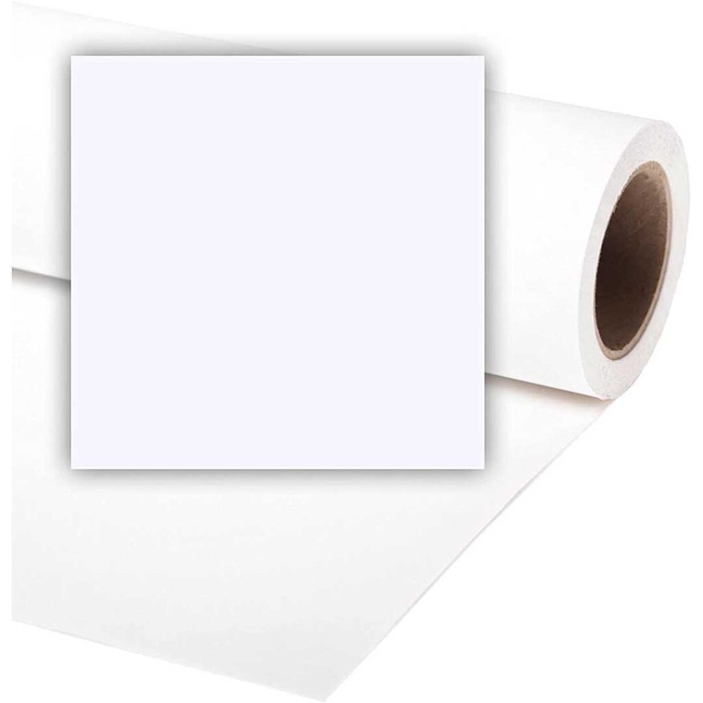 Fondale in carta Rol 01 Arctic White 2,72 X 11 M (BIANCO)