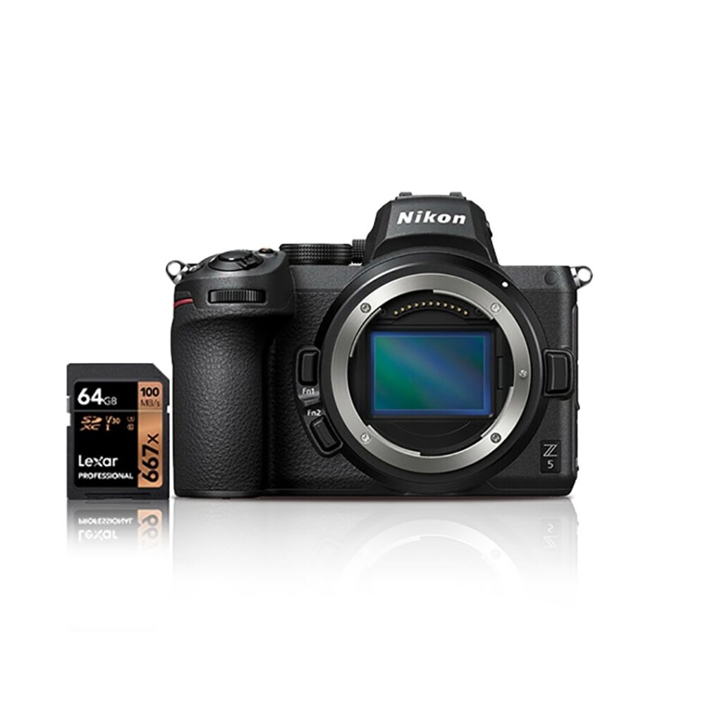 NIKON Z5 BODY + SD 64GB LEXAR 667X PRO