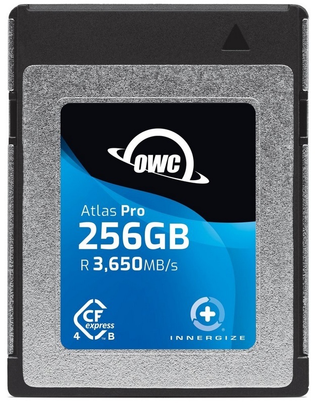 OWC CFXB4P00256 ATLAS PRO 256GB HIGH-PERFORMANCE CFEXPRESS TYPE B 4.0 MEMORY CARD R3650 MB/S -W3000