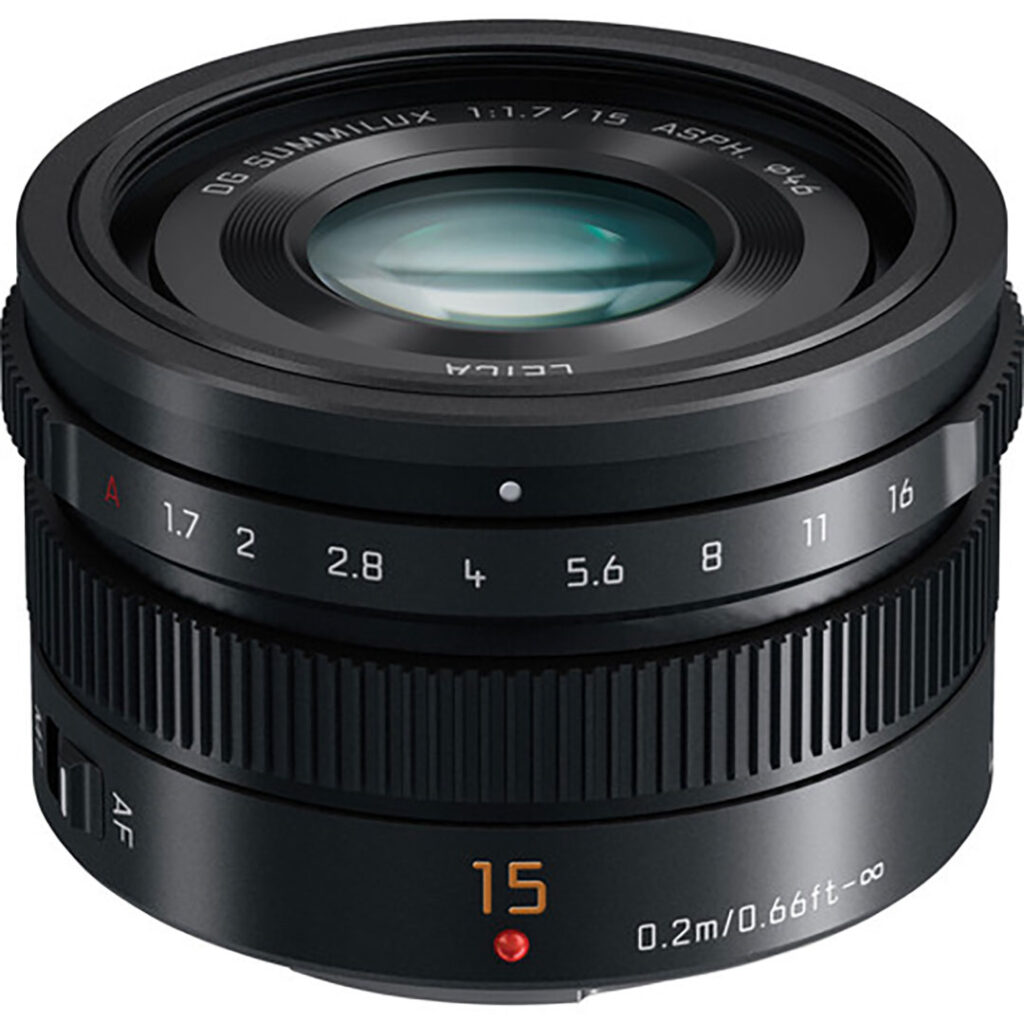 PANASONIC LEICA DG SUMMILUX 15MM / F1,7 ASPH