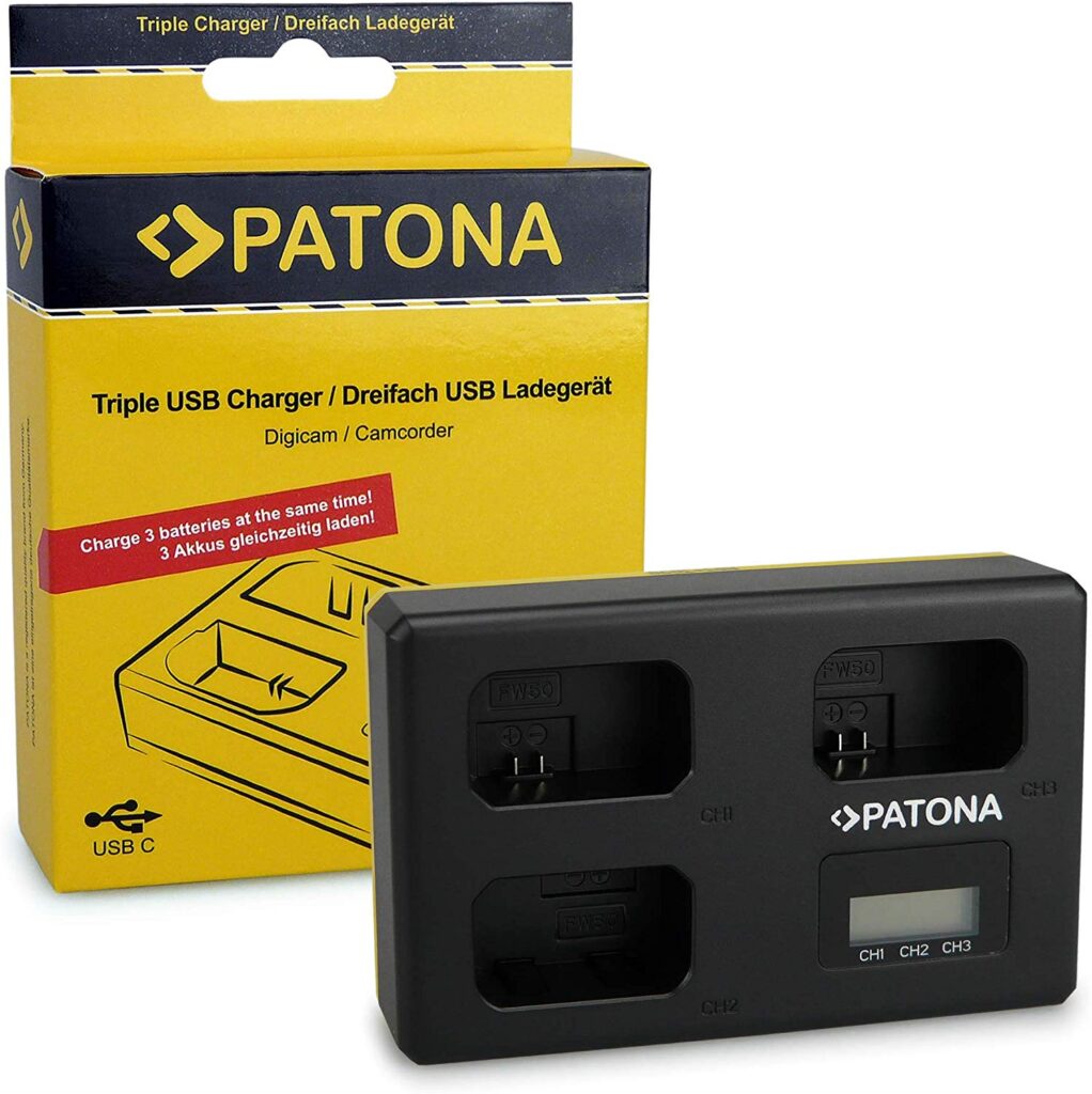 CARICABATTERIA PATONA SONY FW50