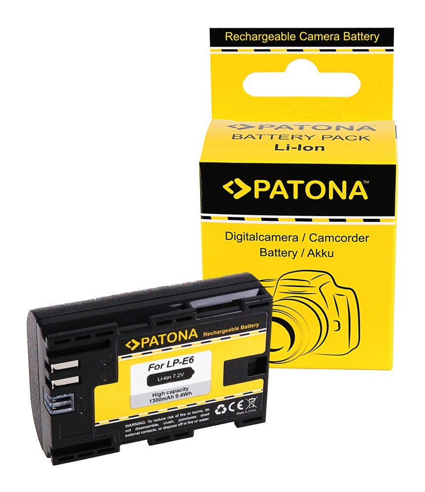 BATTERIA PATONA CANON LP-E6