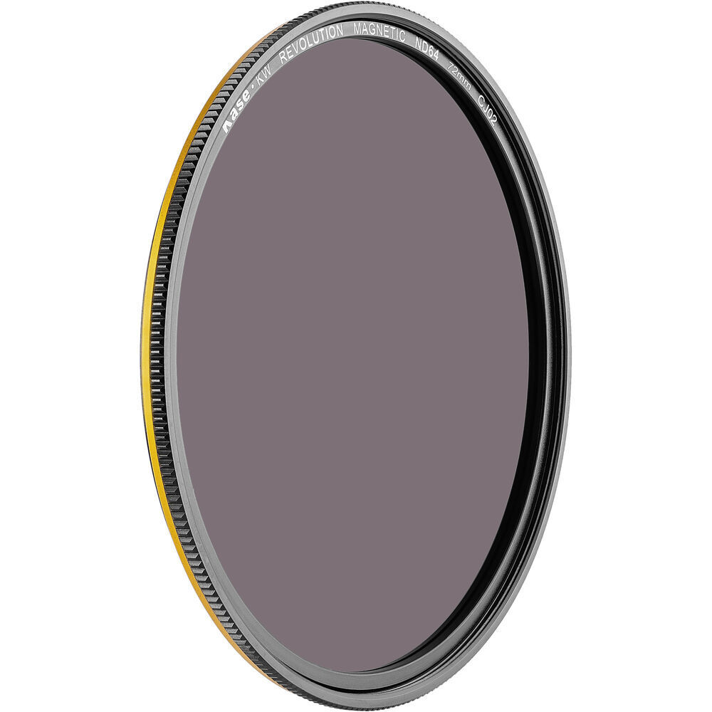 KASE KW REVOLUTION ND64 WITH MAGNETIC ADAPTER RING - GIALLO - 72 MM