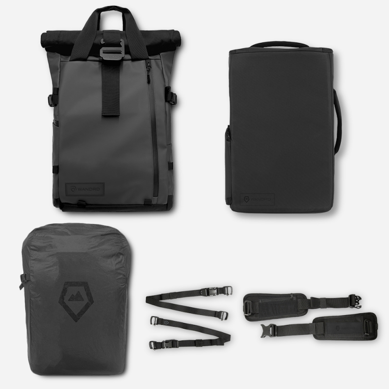 WANDRD THE PRVKE 31 Liter Black Pro Photography Bundle V3