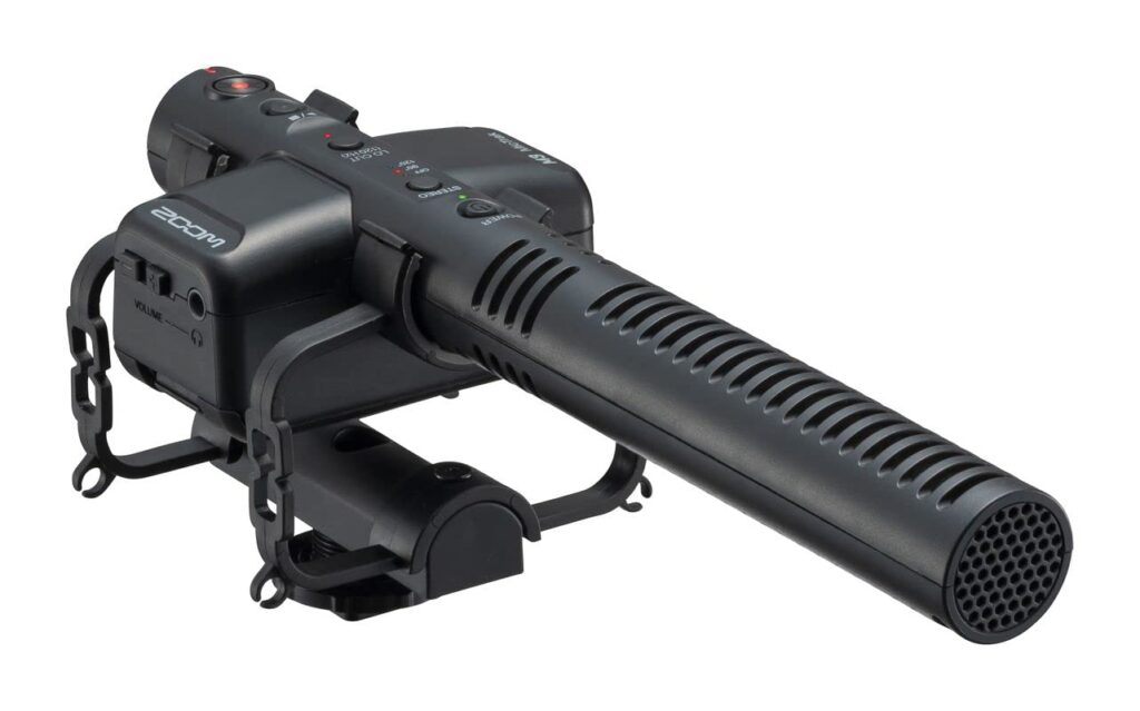 ZOOM M3 MicTrak Microfono Shotgun Stereo con Registratore 32-bit Float