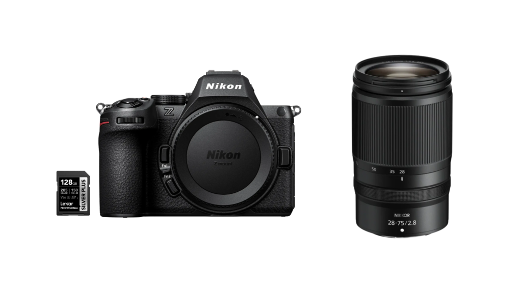 Nikon Z5II + Z 28-75mm f/2.8 + SDXC 128GB
