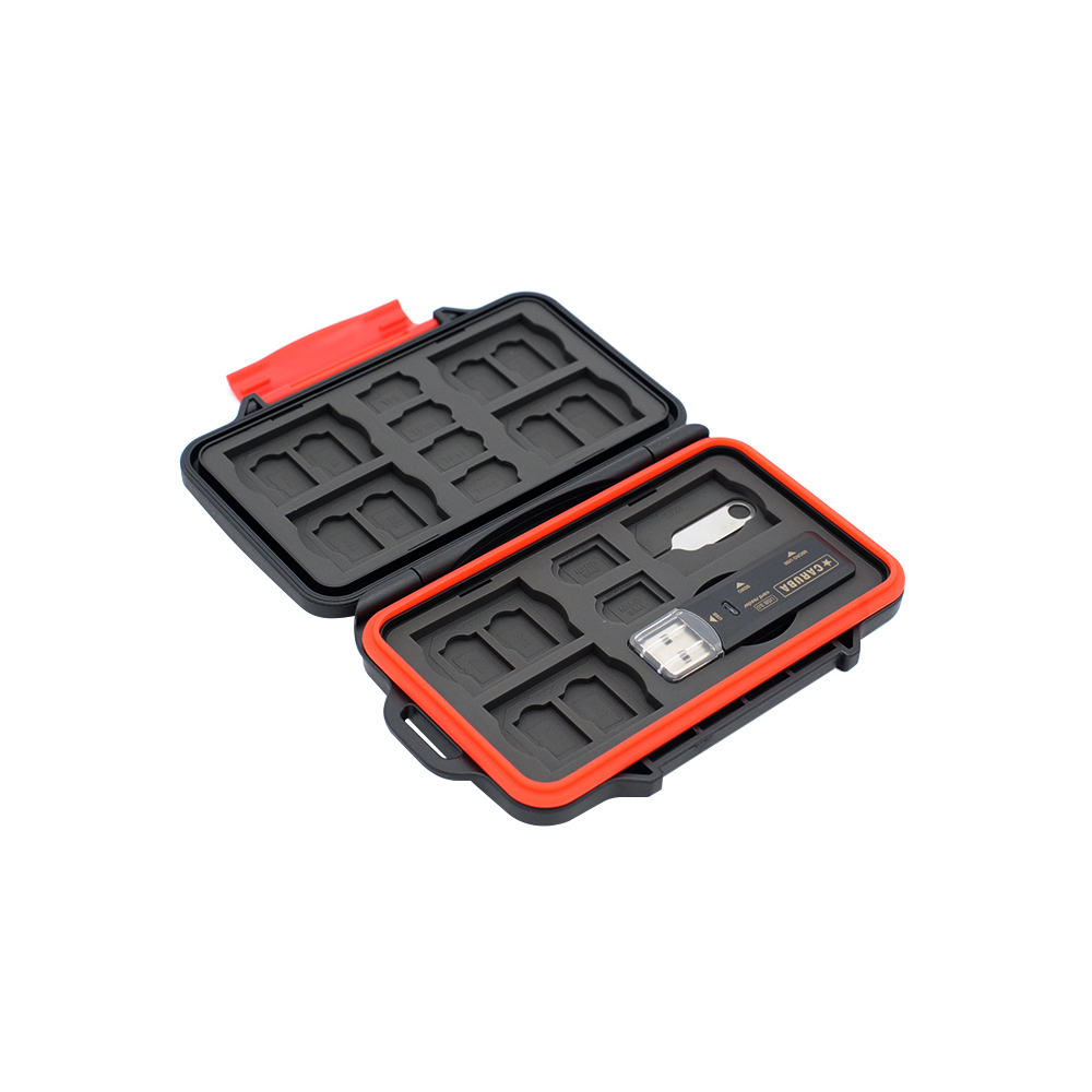 Caruba Multi Card Case MCC-7 Incl. USB 3.0 Card Reader!