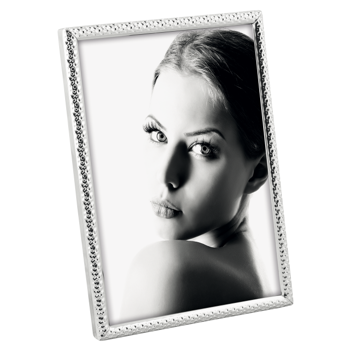 Mascagni Portafoto In Metallo Lucido Argento CROMO20X25 Cod.A1116-A