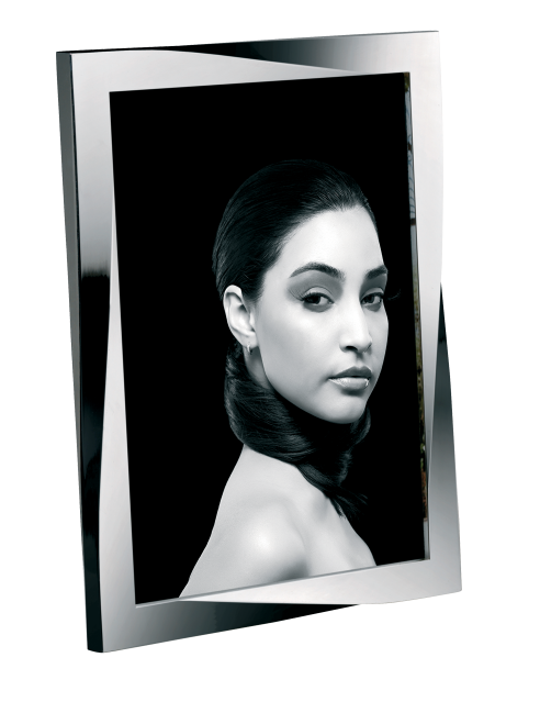 Mascagni Portafoto In Metallo Lucido Argento CROMO15X20 Cod.M461-A