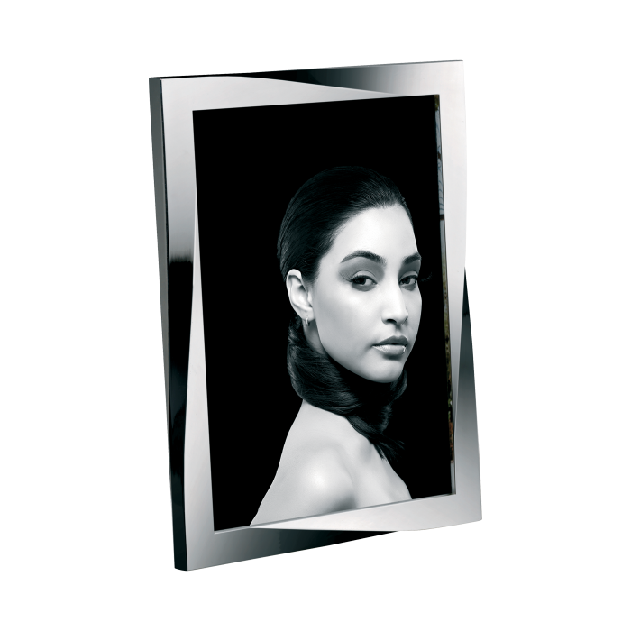 Mascagni Portafoto In Metallo Lucido Argento CROMO20X25 Cod.M461-A