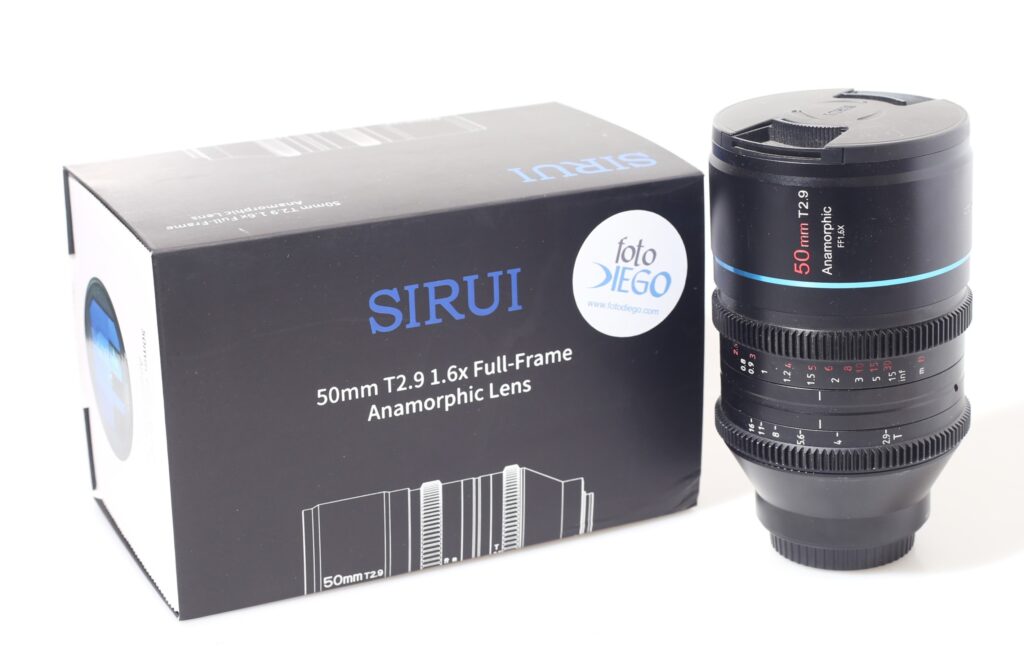 OBIETTIVO SIRUI 50 MM T2.9 1.6X ANAMORPHIC. SONY E.