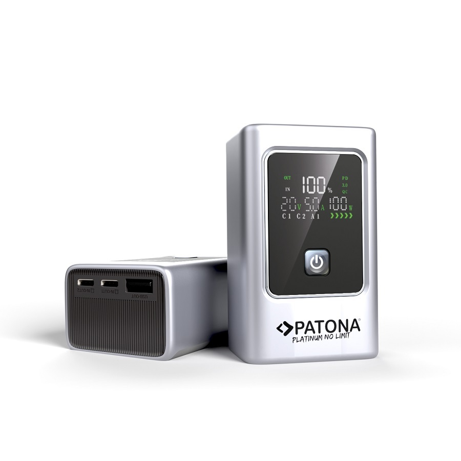 PATONA PLATINUM POWERBANK LUXURY ONE PD35W 10.000MAH 2XUSB-C PD3.0 1XUSB-A