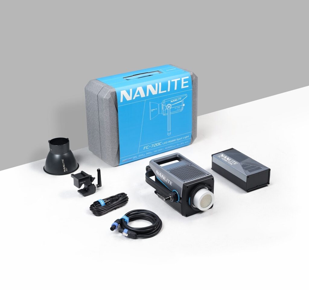 NANLITE FC-720C LED FULL-COLOR RGBW SPOT COB LIGHT