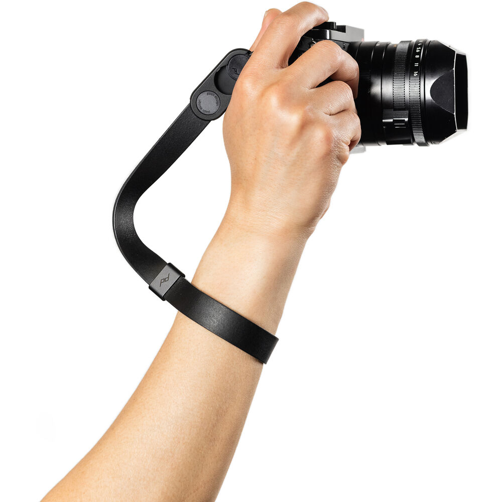Peak Design Cuff in Pelle nera - Black LRS-WR-BK-1