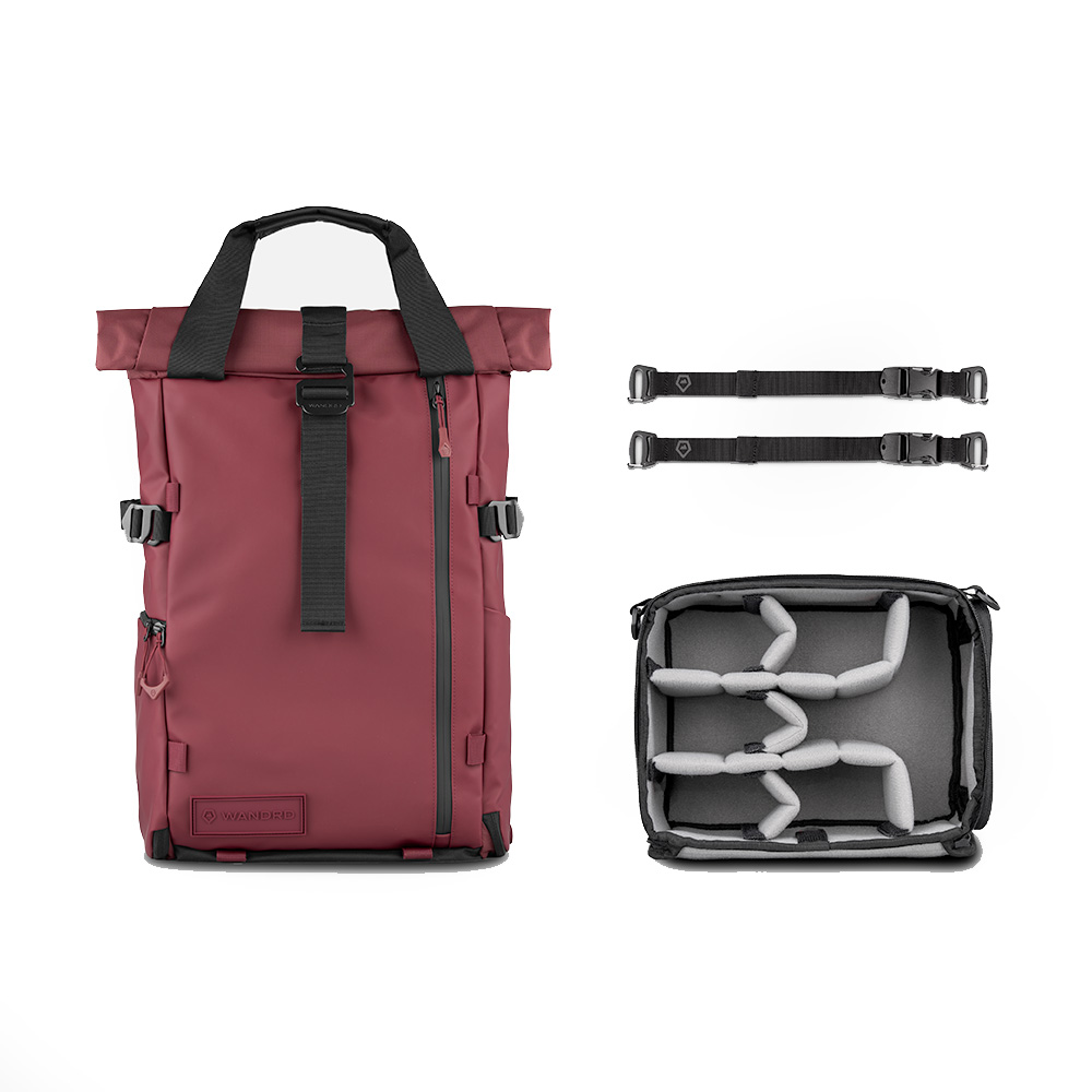 WANDRD PRVKE 21L Rhone Burgundy Photo Bundle V4