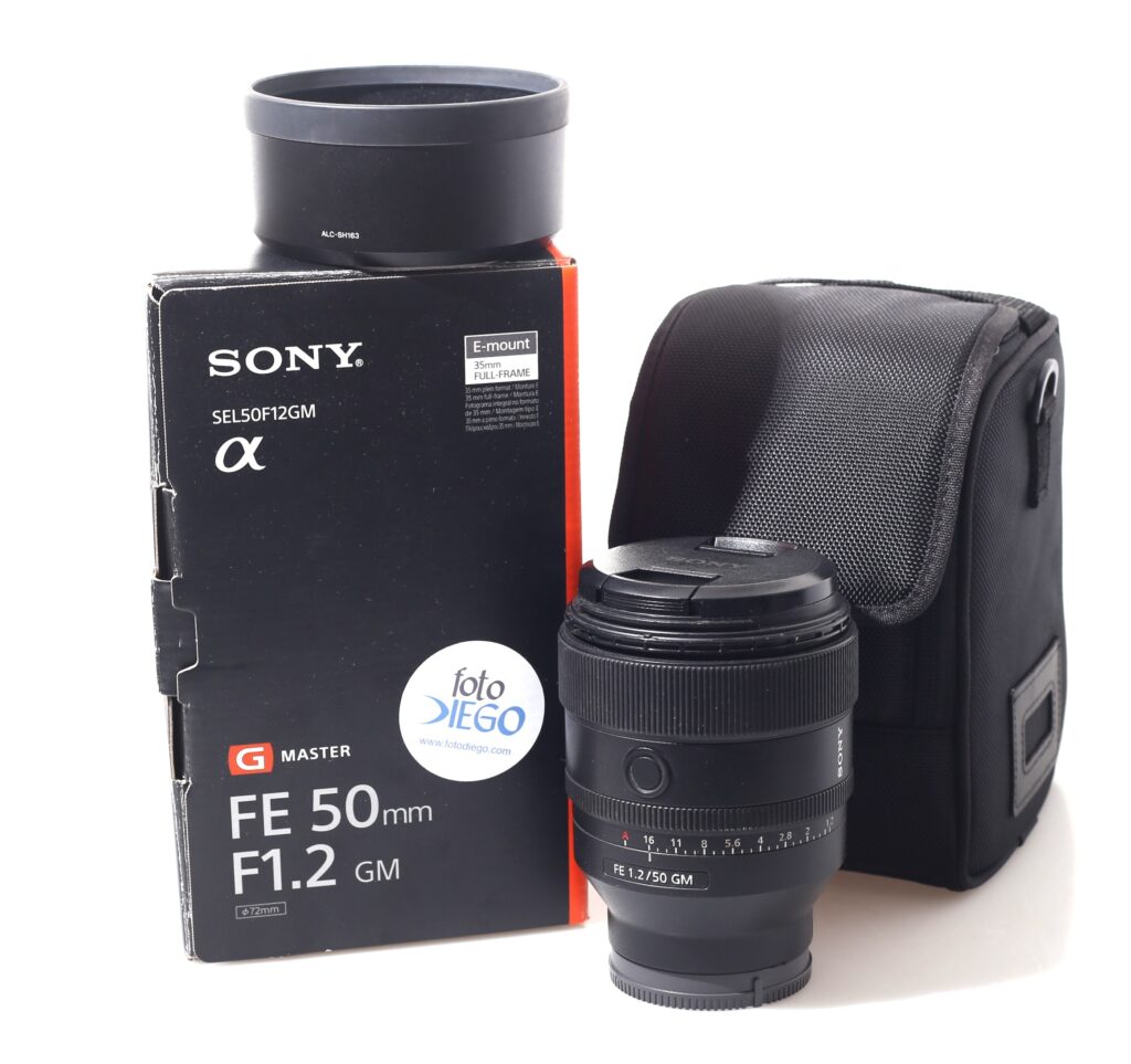 OBIETTIVO SONY FE 50 MM F/1.2 GM. E-MOUNT.