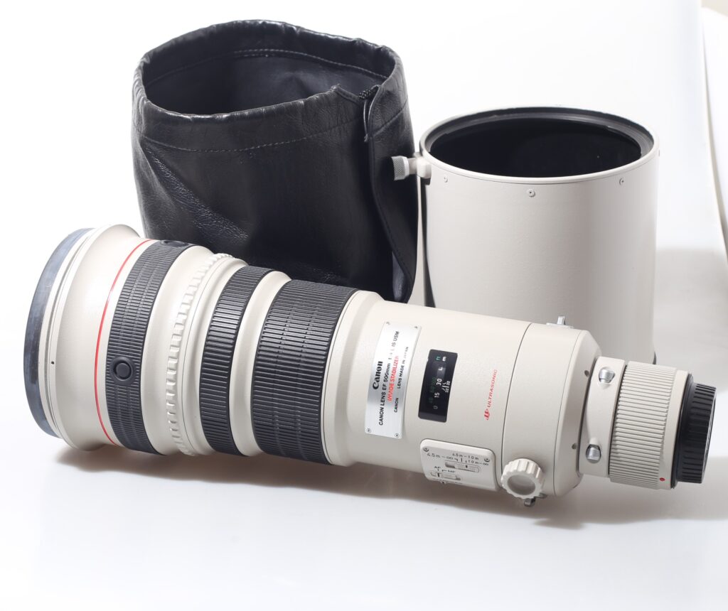 OBIETTIVO CANON EF 500 MM F/4 L IS USM.