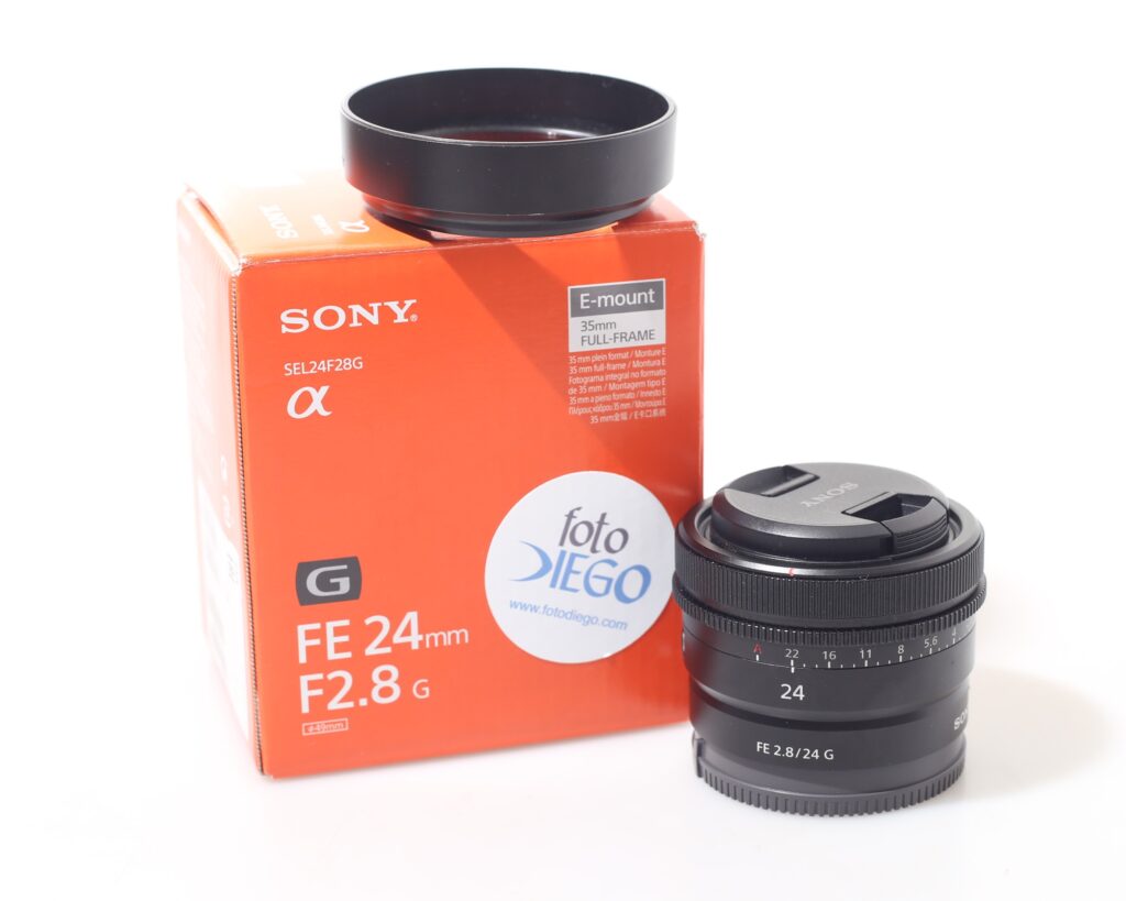 OBIETTIVO SONY FE 24 MM F/2.8 G. E-MOUNT.