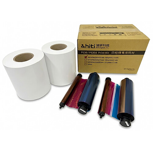 HiTi P630 6x8 Print Kit P215×2 – Kit Sublimazione 15x20 cm 430 Stampe