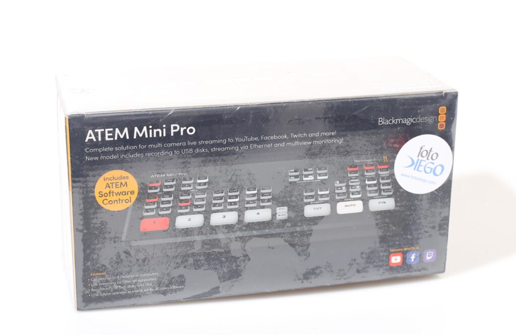 BLACKMAGIC ATEM MINI PRO. EX DEMO.
