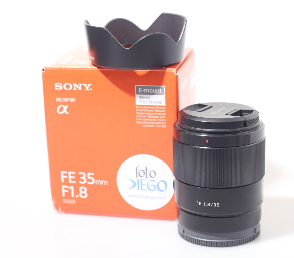 OBIETTIVO SONY FE 35 MM F/1.8. E-MOUNT.
