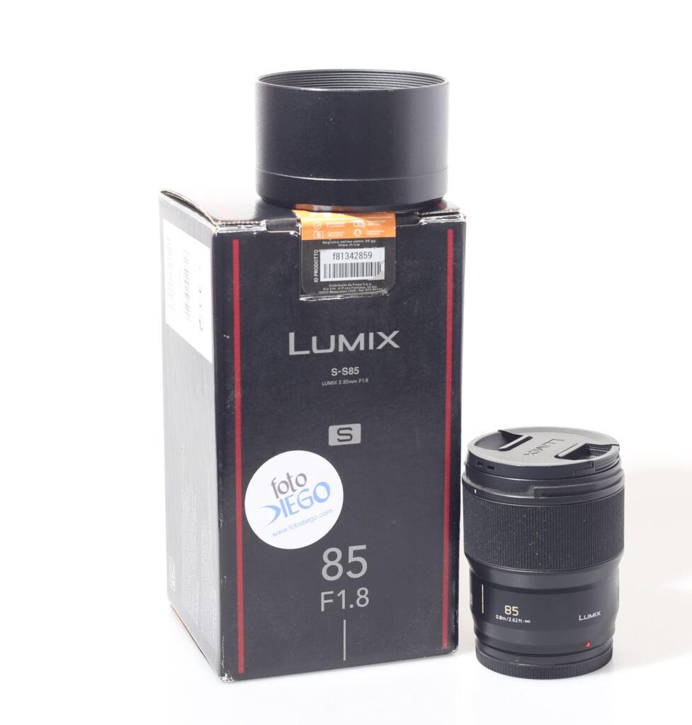 OBIETTIVO PANASONIC LUMIX S 85 MM F/1.8. L-MOUNT.
