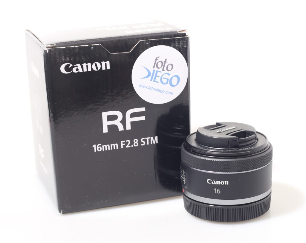 OBIETTIVO CANON RF 16 MM F/2.8 STM.