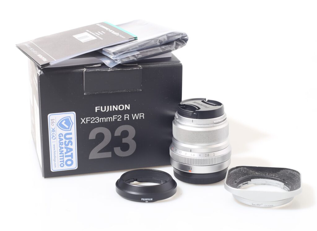 OBIETTIVO FUJI SUPER EBC XF 23 MM F/2 R WR. ASPHERICAL.