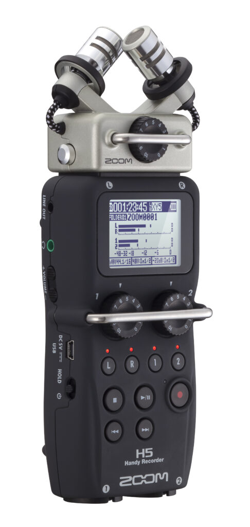 ZOOM H5 Handy Recorder 4 Tracce 24-bit/96kHz con Capsula X/Y XYH-5