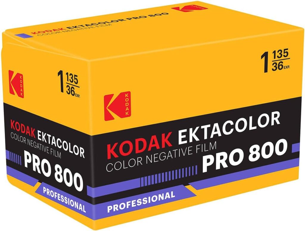 Kodak EKTACOLOR PRO 800 Pellicola Colore 35mm 135-36 ISO 800