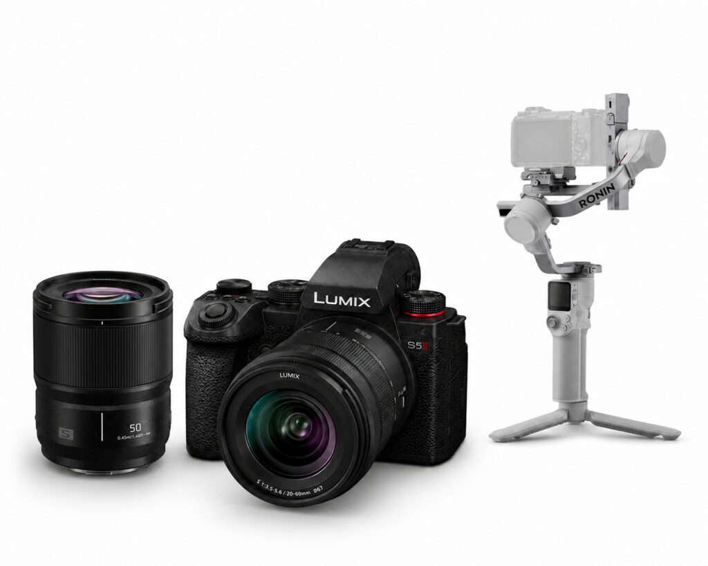 Panasonic Lumix S5 II kit 20-60mm + lumix s 50mm F1.8 + DJI rs4 mini combo