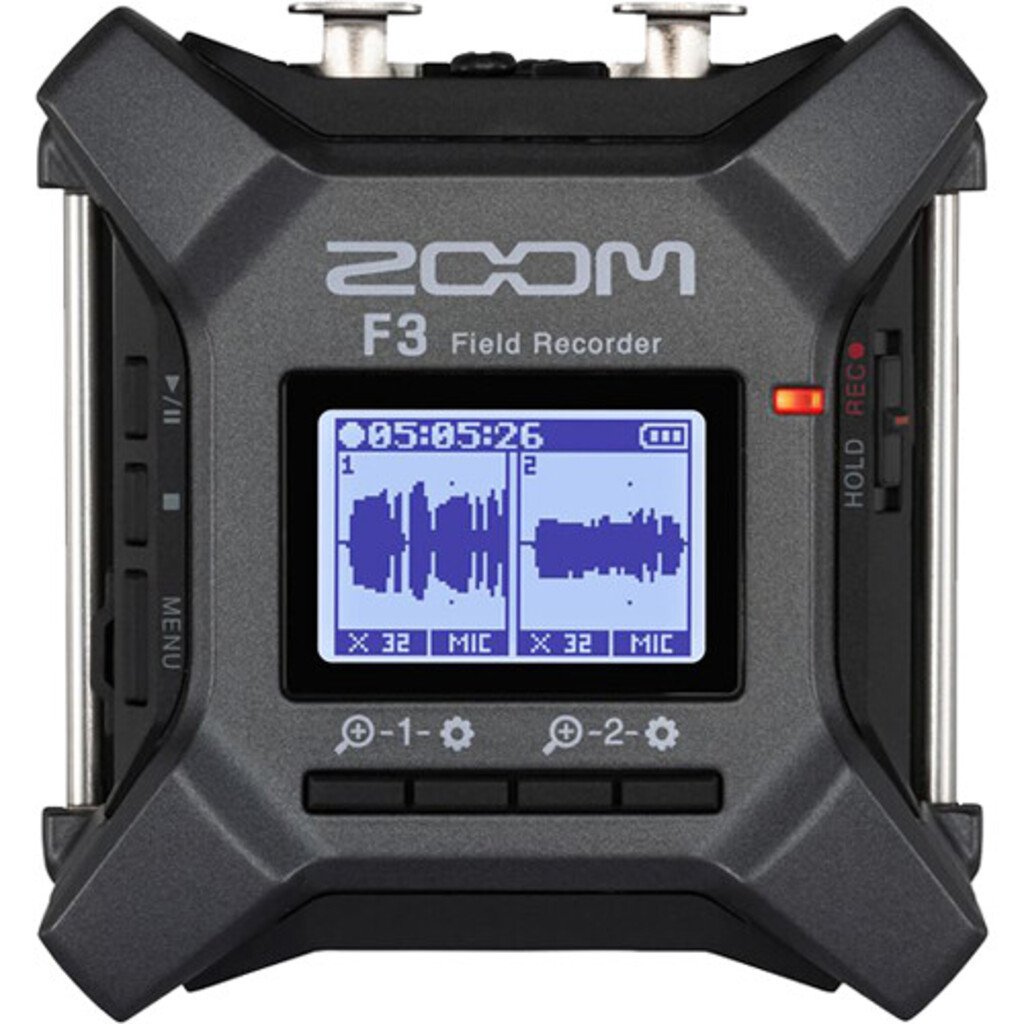 ZOOM F3 Field Recorder 2 Canali 32-bit Float 192kHz con 2 Ingressi XLR