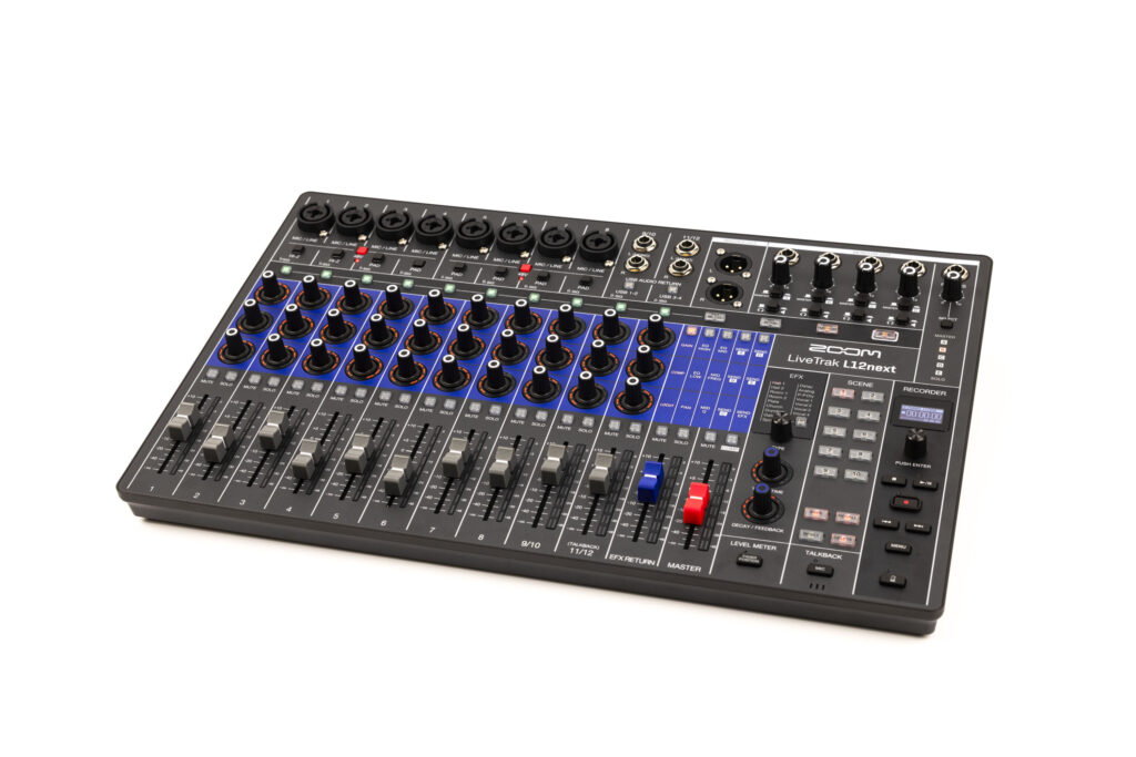 ZOOM LiveTrak L12next Mixer Digitale 12 Canali Registratore Multitraccia 24-bit/96kHz